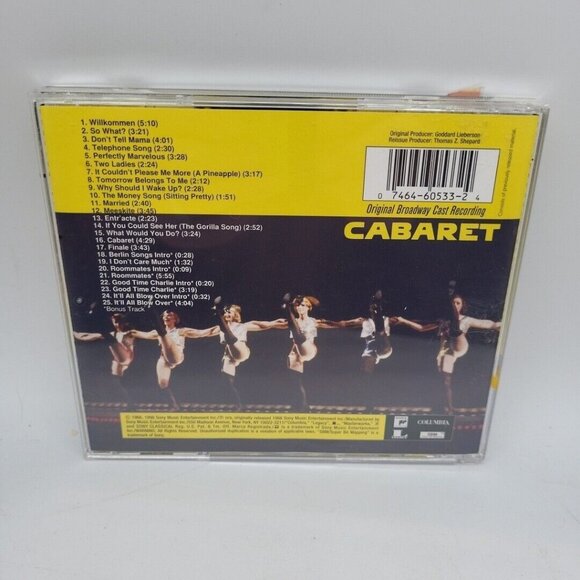 Cabaret by The Original Broadway Cast Remastered Jill Hayworth - Picture 4 of 4